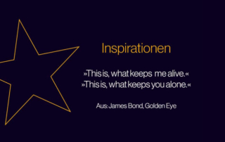 Dieses Zitat aus Golde Eye inspirierte mich dazu, über Helden zu schreiben