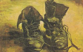 Die Aufgabe. Artwriting zu van Gogh "Schuhe"